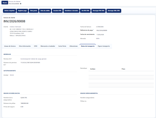 Nexora Traslado CFDI